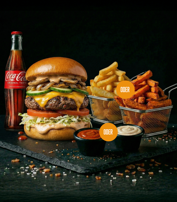 Champignon Burger Menü