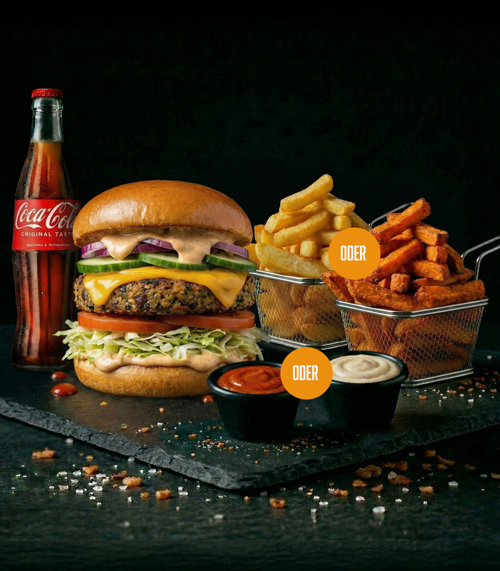 PLB - The Rock Burger Menü